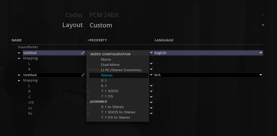 Audio Layout