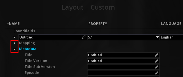 Audio Layout